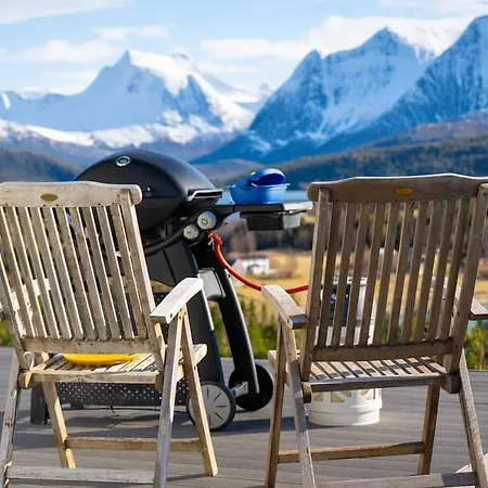 Efjord Panorama Lodge, Spectacular View And Jaccuzi *